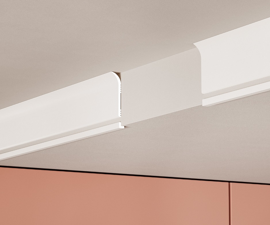 Напольный плинтус Cosca PL 002, 60х16